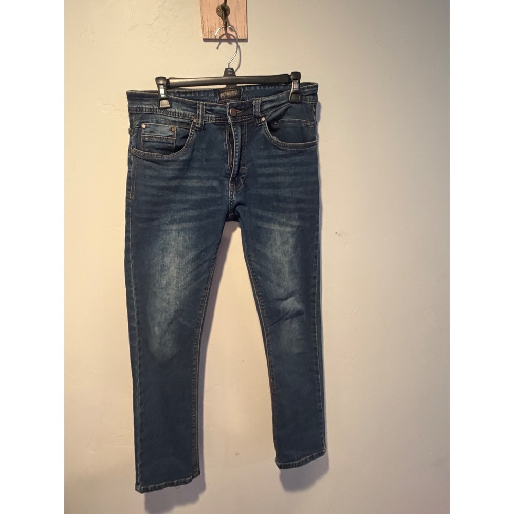 Steve's Jeans Dark Wash Straight Leg Denim Blue 30/30